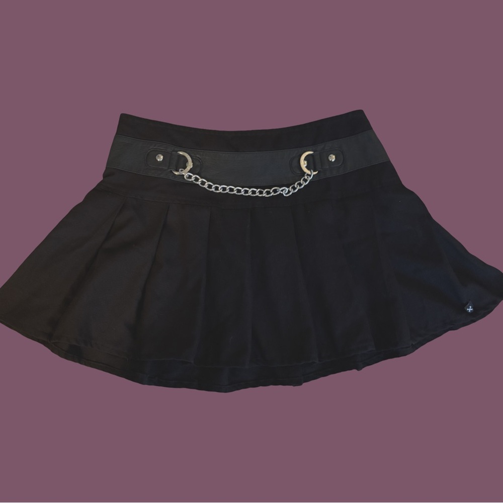 Royal Bones Mini Pleated Skirt Daang Goodman